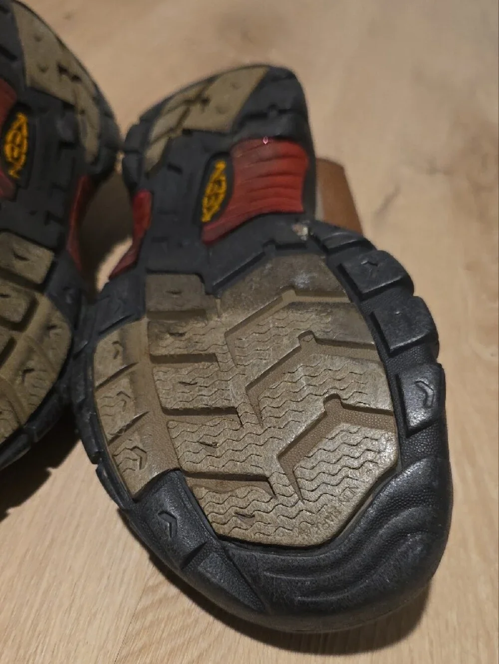KEEN Newport Waterproof Leather Hiking Sandals Brown